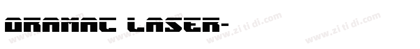 Oramac Laser字体转换